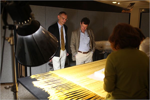 Spider Textile on view