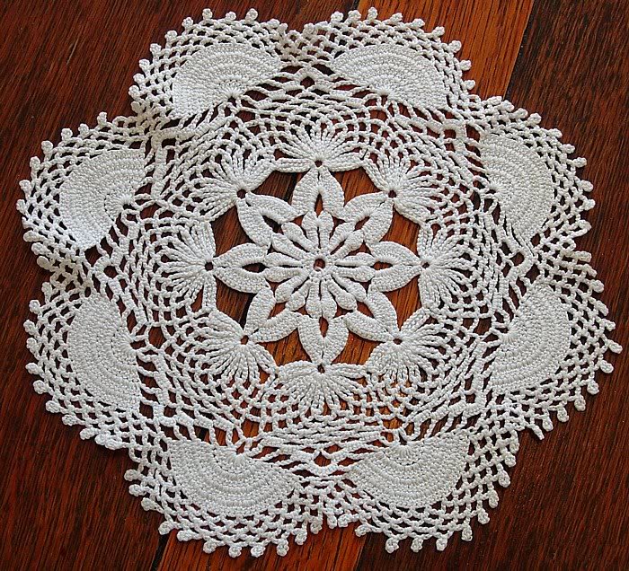 Star Center Crochet Doily