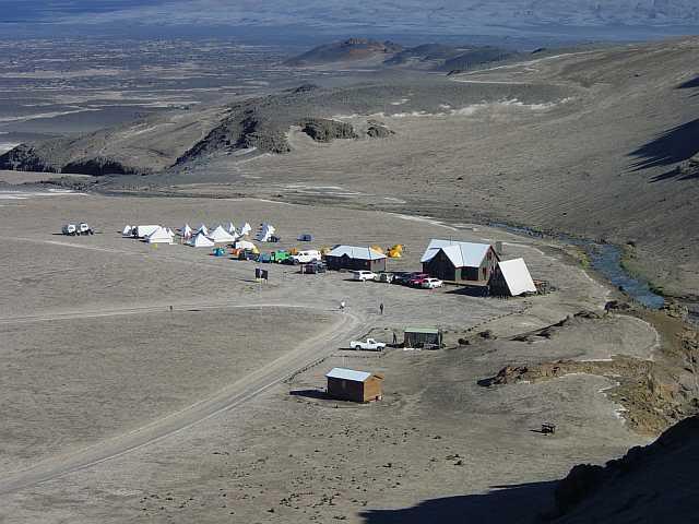 Unser Camp am Fu�e des Vulkanmassives