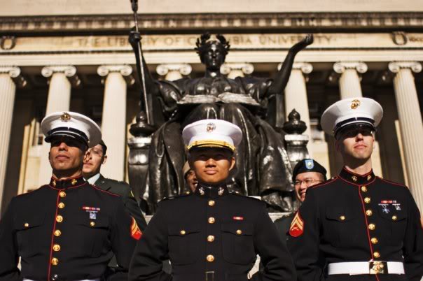 USMC CPL Sanchez, USMC 2LT Xue,and USMC CPL Cross at Ma...