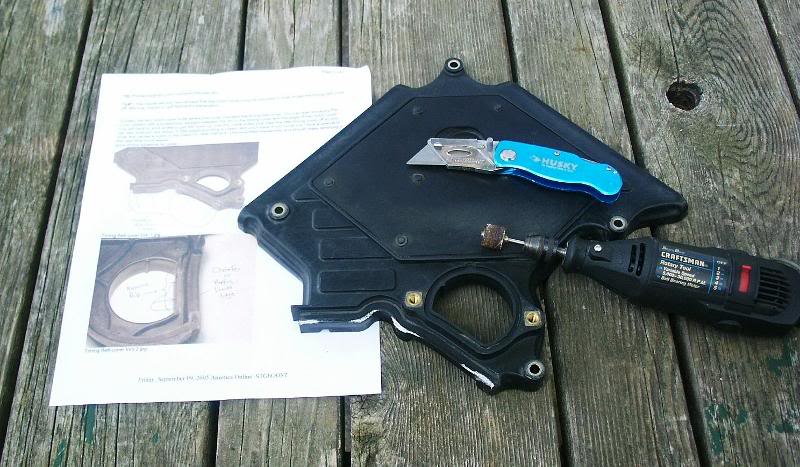 Timing Belt Cover Trim 1