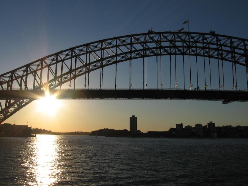 Habour Bridge in the evening
