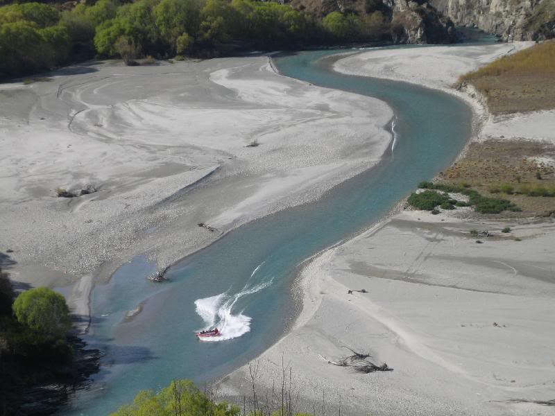 jetboating on the shotover river