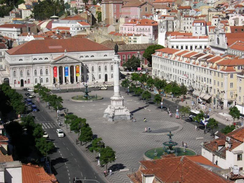Lisboa - Pra�a Dom Pedro IV