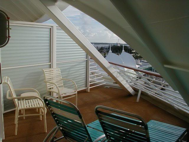 Balcony 1688 taken from sheltered side of balcony