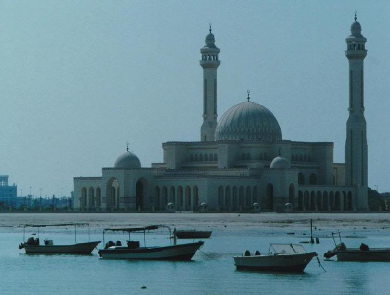 Grand mosque in shadow