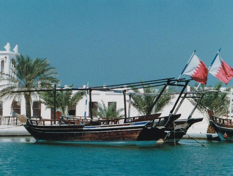 Well kept Dhows on display