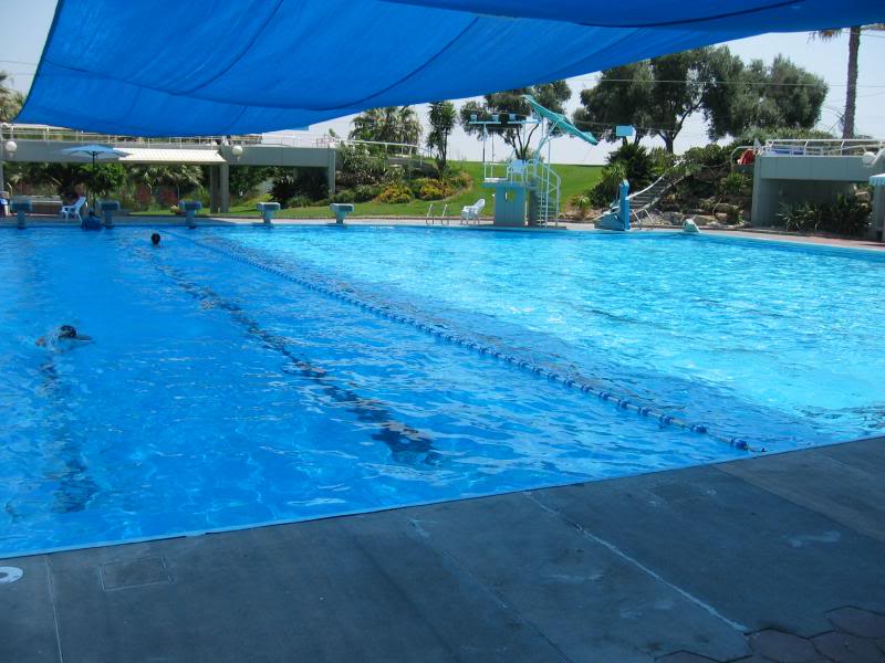 Our pool! (quite a wealthy kibbutz)