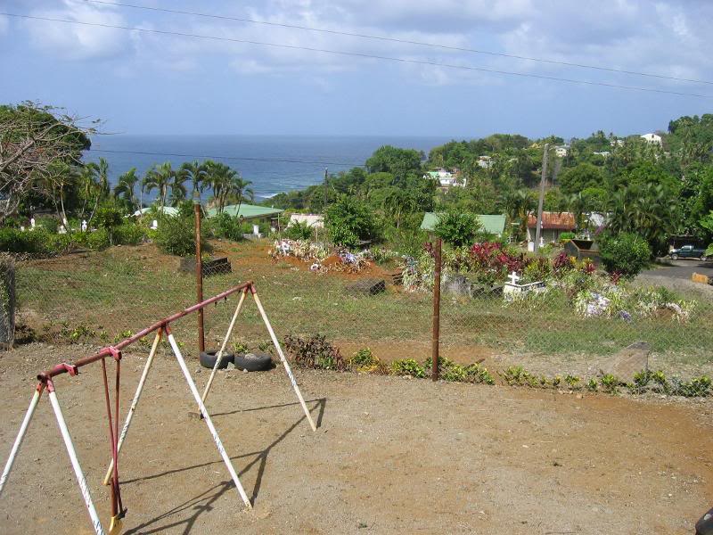 The playground when we got there