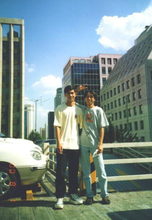 Lee and me in Seoul