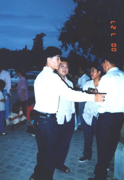 My Friends and me at Pochintong Airport in Phnom Penh