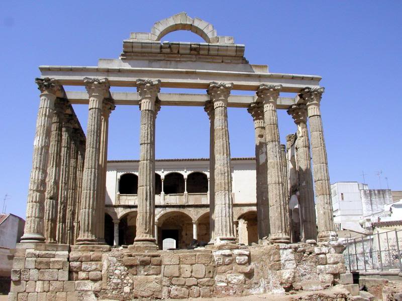 Templo de Diana en Merida.
