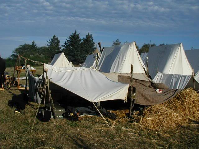 Dog tents and A's - Union Camp