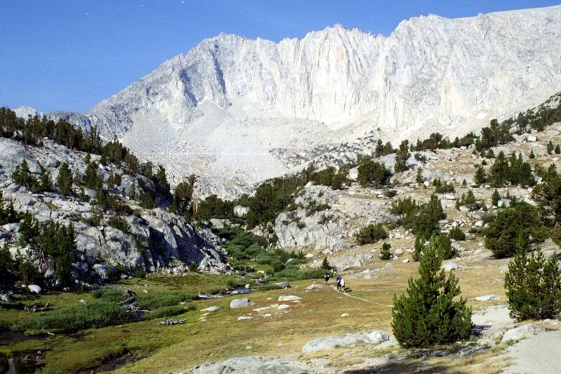 Our group just below Ruby Lake (11,121')