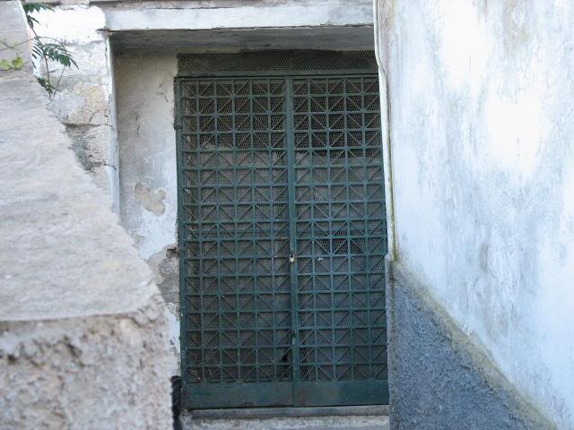 Green Iron Door Capri, Italy