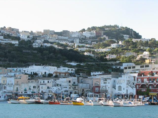 Harbor at the Island of Capri, Italy