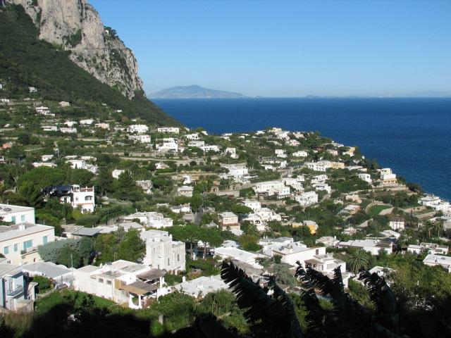View from the top of Capri, Italy