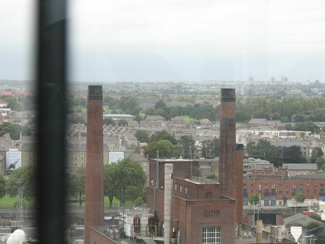Storm rolling over Dublin,Ireland