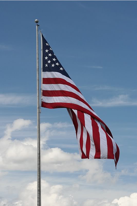 Flag Above The Clouds
