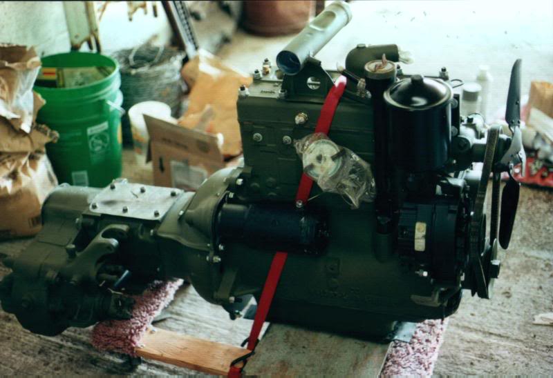 Finished Engine And Transmission