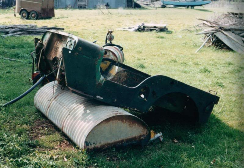 The old body off. Yuk!