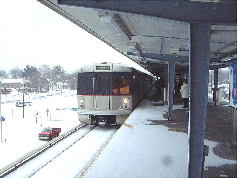 PATCO arriving Collingswood
