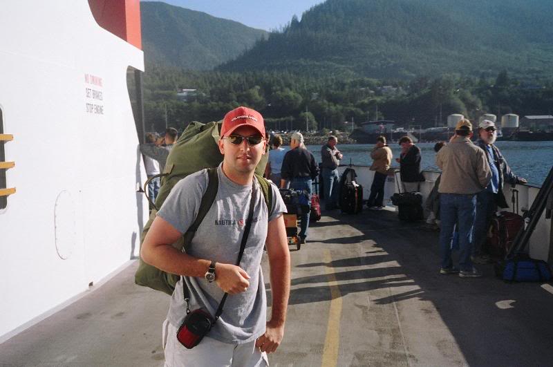 Josh and the Katchikan ferry