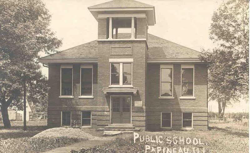Papineau Grade School about 1940