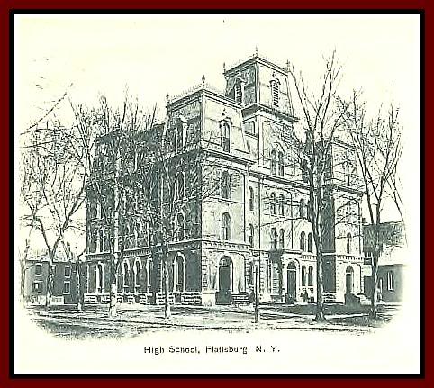 1906 High School, Plattsburgh, NY