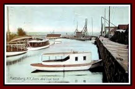 1910 Wilcox Dock and Coal Yard, Plattsburgh, NY