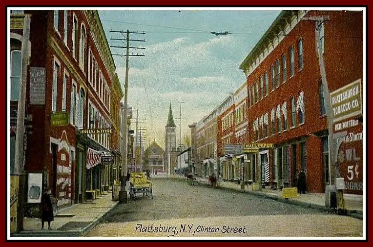 1910s Clinton Street, Methodist Church at top of street...