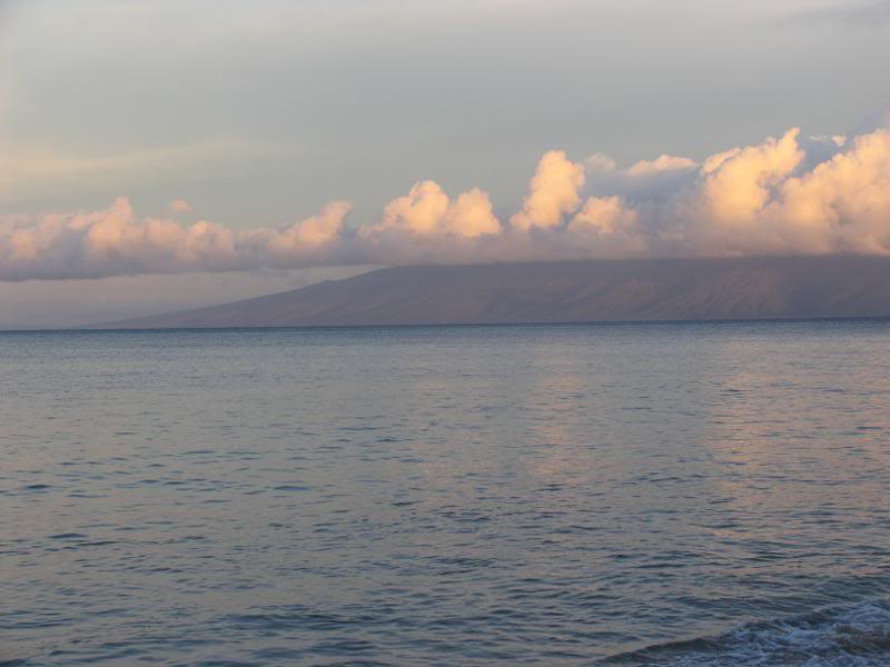 The Island of Molokai as seen from Maui