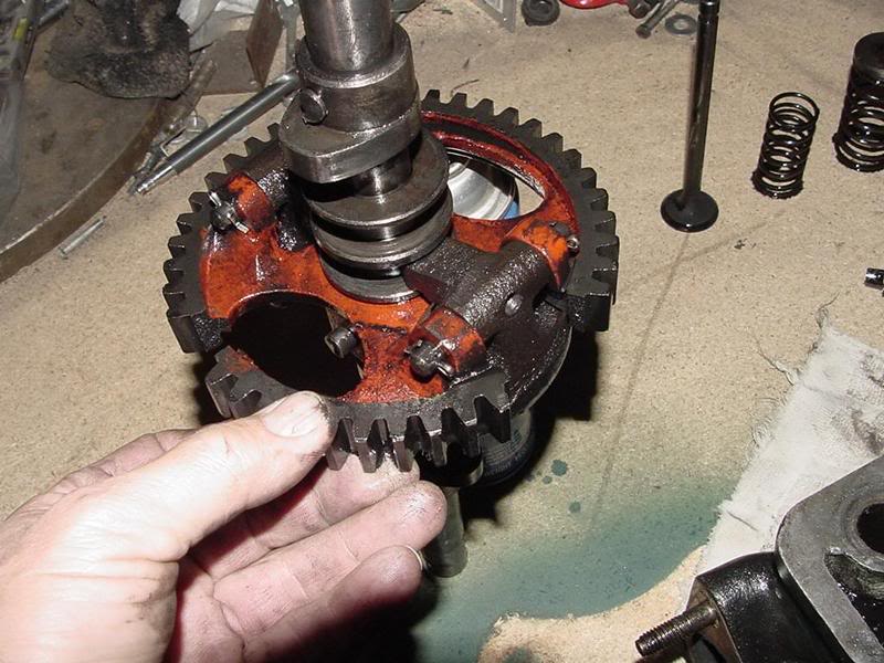 Broken governor gear---