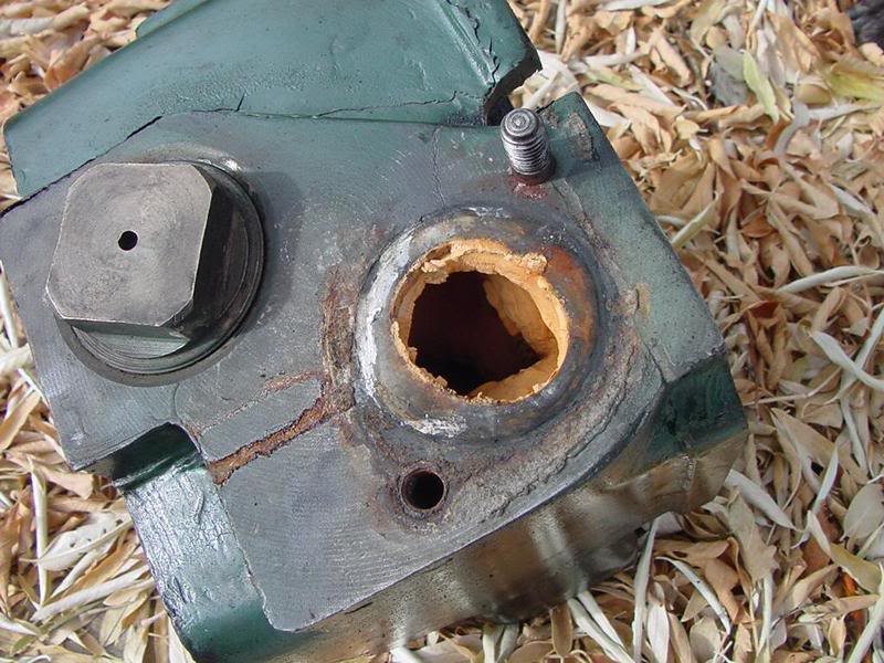 Water deposits in head----