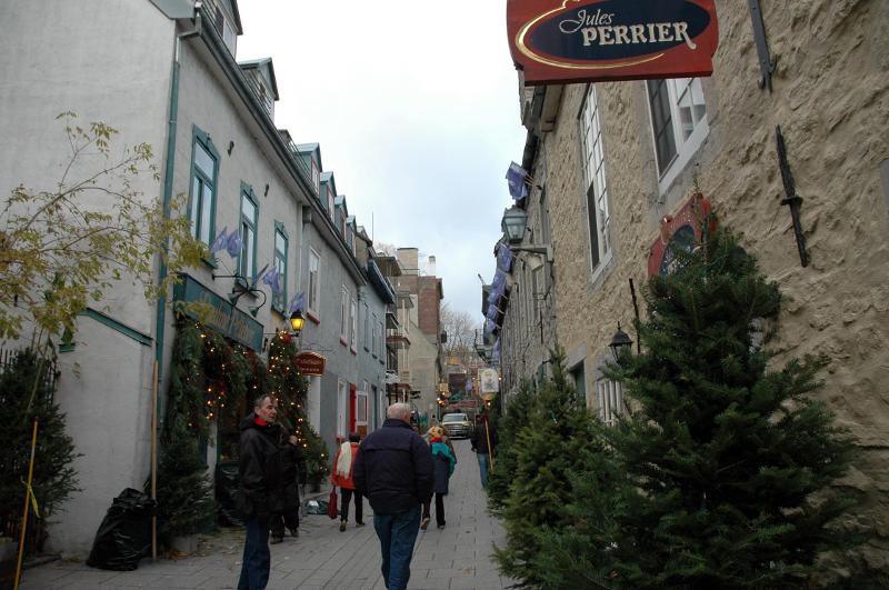 Getting Ready For Christmas In Old Quebec City