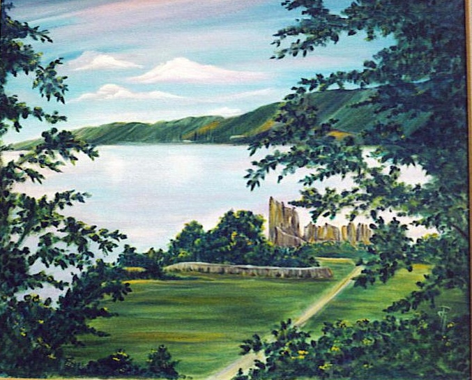 Painting - "Castle on Loch Ness"