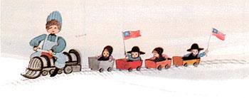 All Aboard - triple mat framed and signedIssued in 1987...