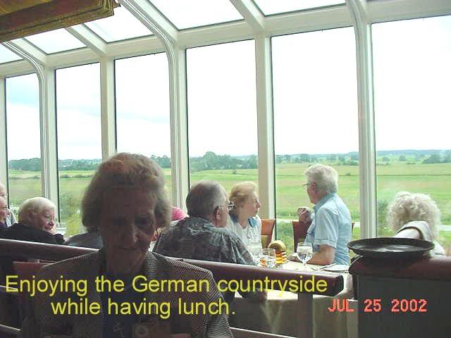 127 enjoying german countryside with lunch