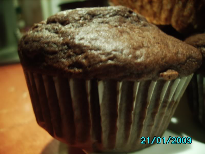 briose cu ciocolata (1)