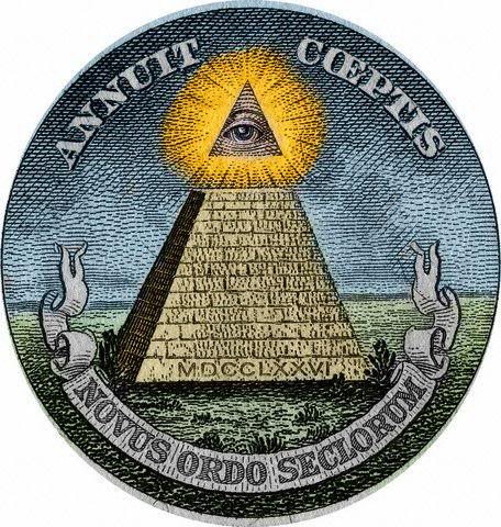 Engraving of Pyramid and All-Seeing Eye from the Great ...