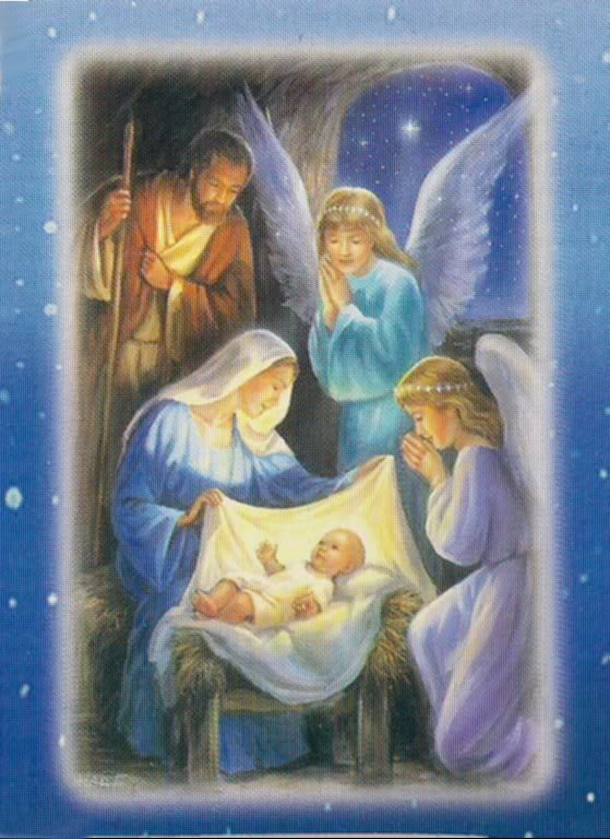 Holy Family with angels