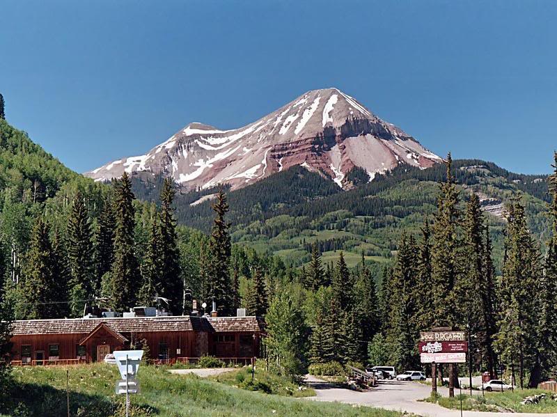 Engineer Mountain, from around Purgatory resort