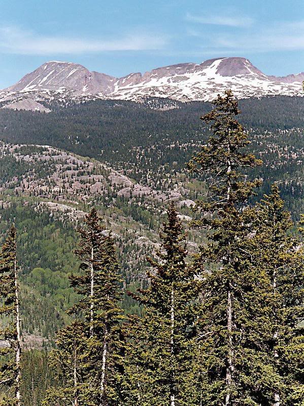 San Juan mountain scene from Coal Bank Pass