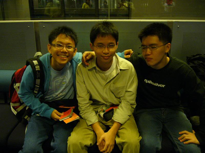 trying to look nonchalant