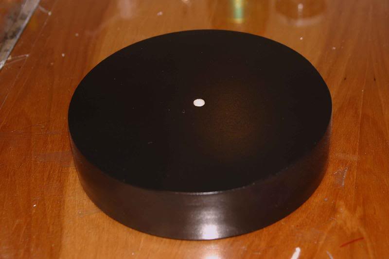 MDF sub-platter for the drive system