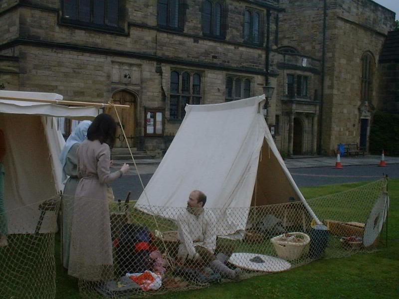 Saxon Tent End Opening