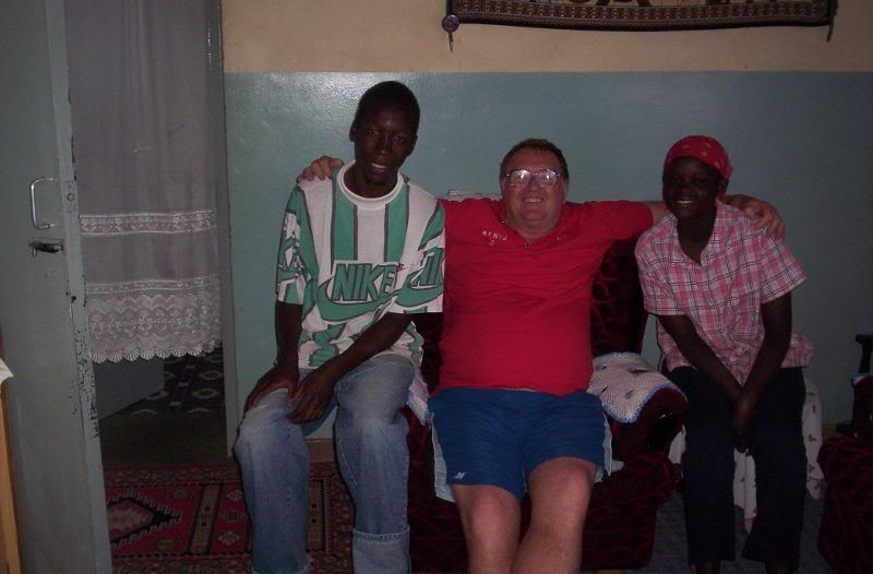 brian and african friends