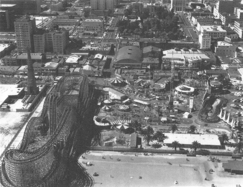 Long Beach Pike Aerial View
