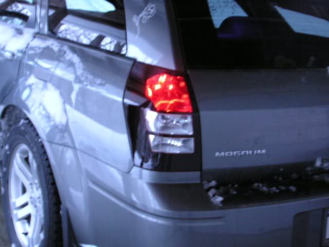 tinted with lights on