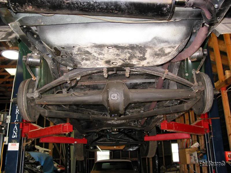 Stock Rear Axle - Right side will be replaced.